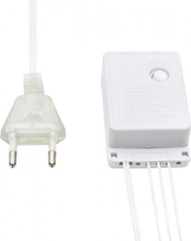 Гирлянда светодиодная Neon-Night Бахрома 3х0,8 м 200 LED, теплые белый, прозрачный ПВХ [255-066]