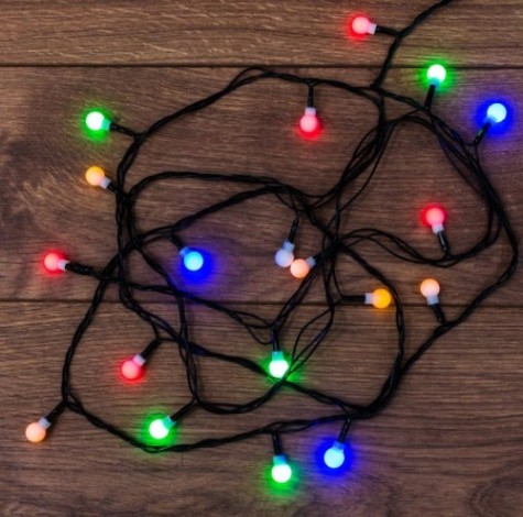 Гирлянда светодиодная Neon-Night Цветные Шарики 20 LED мультиколор 2,8 м [303-060]