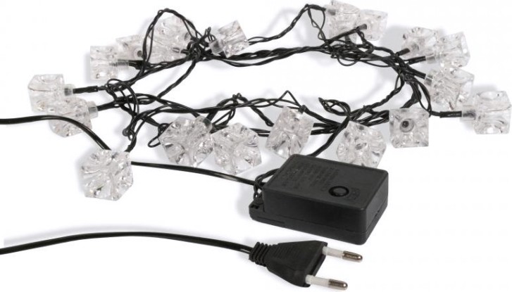 Гирлянда светодиодная Neon-Night Кубики 20 LED мультиколор 2,8 м с контроллером [303-061]