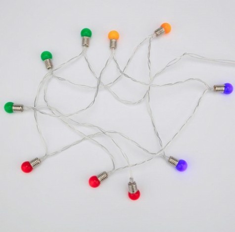 Гирлянда светодиодная Neon-Night Мини-лампочки 10 LED мультиколор 1,5 м прозрачный ПВХ [303-074]