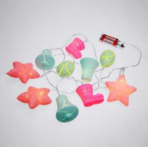 Гирлянда светодиодная Neon-Night Новый год 1,5 м прозрачный пвх, 10 LED теплый белый [303-081]