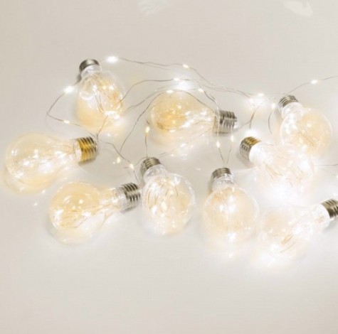 Гирлянда светодиодная Neon-Night Ретро-лампы 3 м, теплый белый [303-076]