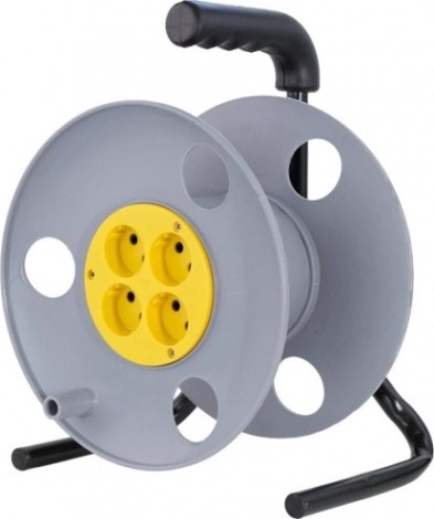 Катушка без провода GLANZEN EL-00-270Z 4 гнезда Ф270мм