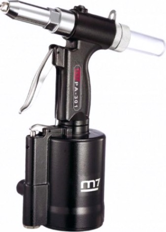 Клепальник пневматический MIGHTY SEVEN PA-301 для диаметром 2,4 до 4,8 мм