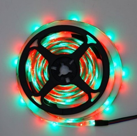 Комплект светодиодной ленты GLANZEN LSL-0025-05-RGB-L 150 диодов rgb 5 м [LSL-0025-05-RGB-L]
