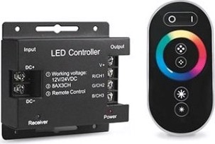 Контроллер GAUSS 201 113 288 для rgb 288w 24а с сенсорным пультом управления цв [201113288]