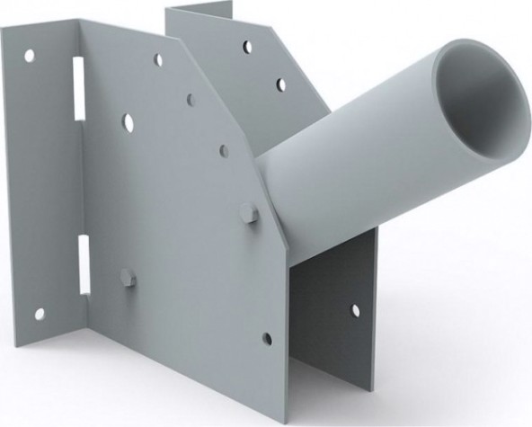 Кронштейн GAUSS D38 для уличных светильников с переменным углом 230х15 [903265101]