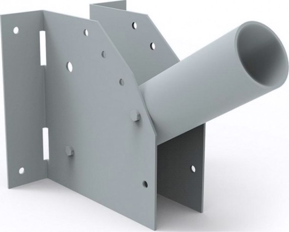 Кронштейн GAUSS D48 для уличных светильников с переменным углом 230х15 [903265102]