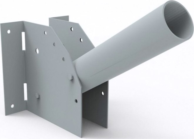 Кронштейн GAUSS D48 для уличных светильников с переменным углом 300х15 [903265104]