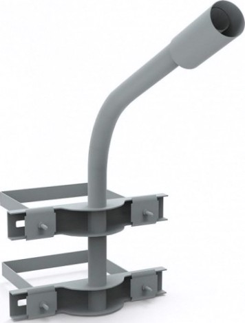 Кронштейн GAUSS D60 для уличных светильников на опору с 2 хомутами 625 [903265303]