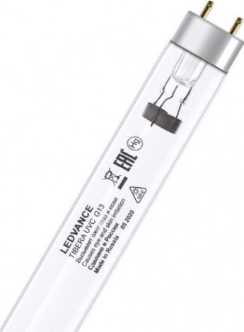 Лампа бактерицидная Osram UVC T8 15W G13 с уф-с излучением tibera 4058075499201 [1342087]