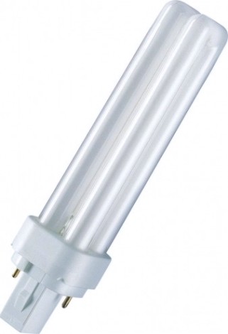 Лампа люминесцентная Osram CFL DULUX компактная неинтегрированная d 26w/830 g24d-3 10x1 [4050300025711]