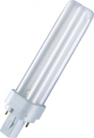 Лампа люминесцентная Osram CFL DULUX компактная неинтегрированная d 26w/840 g24d-3 10x1 [4050300012049]