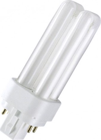 Лампа люминесцентная Osram CFL DULUX компактная неинтегрированная d/e 18w/840 g24q-2 10 [4050300017617]
