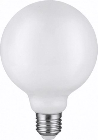 Лампа светодиодная филаментная GAUSS G95 filament g95 10w 1070lm 3000к е27 milky диммируема [189202110-D]