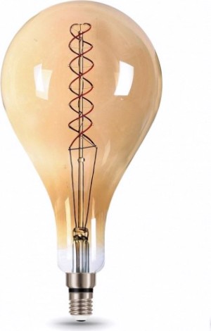 Лампа светодиодная GAUSS А160 filament 8w 620lm 2400к е27 golden flexible led [150802008]