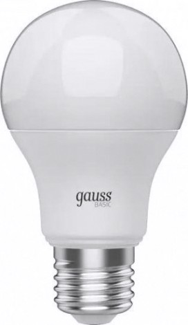 Лампа светодиодная GAUSS A60 basic 11,5w 1090lm 4100k e27 led [1023222]