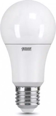 Лампа светодиодная GAUSS A60 elementary a60 12w 1130lm 3000k e27 led [23212]