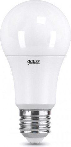 Лампа светодиодная GAUSS A60 elementary a60 15w 1320lm 3000k e27 led [23215]