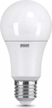 Лампа светодиодная GAUSS A60 elementary a60 15w 1480lm 6500k e27 led [23235]