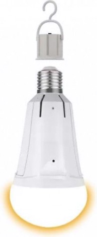 Лампа светодиодная GAUSS A80 12w 900lm 3000k е27 авар. с li-ion аккумулятором l [102002112]