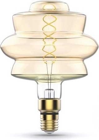 Лампа светодиодная GAUSS BD180 filament 8w 560lm 2400к е27 golden flexible led [161802008]