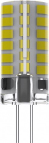 Лампа светодиодная GAUSS Elementary G4 AC180-240V 5W 400lm 3000K силикон [18015]