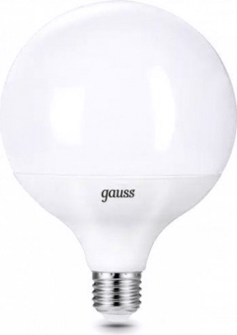Лампа светодиодная GAUSS G125 22w 1840lm 6500k e27 led [105102322]