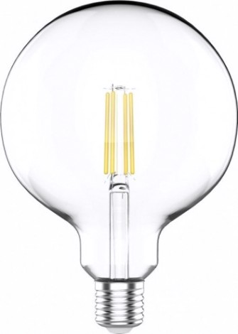 Лампа светодиодная GAUSS G125 basic filament 11,5w 1520lm 4100к е27 led [1111222]