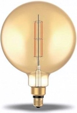 Лампа светодиодная GAUSS G200 filament 6w 890lm 2700к е27 golden straight led [154802118]