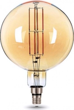 Лампа светодиодная GAUSS G200 filament 8w 780lm 2400к е27 golden led [153802008]
