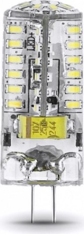 Лампа светодиодная GAUSS G4 g4 12v 3w 230lm 2700k силикон led [207707103]
