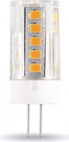 Лампа светодиодная GAUSS G4 g4 12v 4w 400lm 2700k керамика led [207307104]