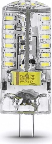 Лампа светодиодная GAUSS G4 g4 ac150-265v 3w 230lm 2700k силикон led [107707103]