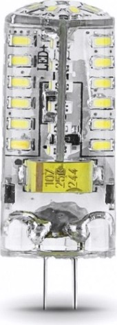 Лампа светодиодная GAUSS G4 g4 ac150-265v 3w 240lm 4100k силикон led [107707203]