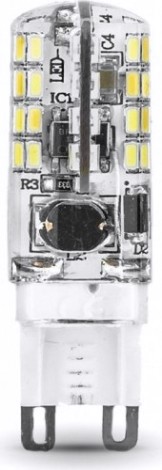 Лампа светодиодная GAUSS G9 g9 ac150-265v 3w 230lm 2700k силикон led [107709103]