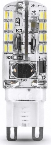 Лампа светодиодная GAUSS G9 g9 ac150-265v 3w 240lm 4100k силикон led [107709203]