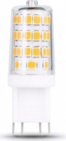 Лампа светодиодная GAUSS G9 g9 ac185-265v 3w 280lm 2700k керамика диммируемая [107309103]
