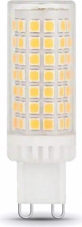 Лампа светодиодная GAUSS G9 g9 ac185-265v 5,5w 550lm 3000k керамика диммируема [107309155-D]