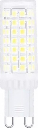 Лампа светодиодная GAUSS G9 g9 ac185-265v 5,5w 550lm 4100k керамика диммируема [107309255-D]