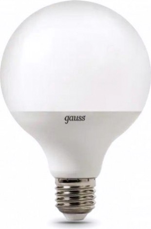 Лампа светодиодная GAUSS G95 g95 16w 1400lm 6500k e27 led [105102316]