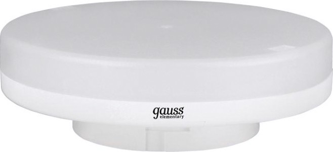 Лампа светодиодная GAUSS GX53 elementary 11w 810lm 3000k led [83811]