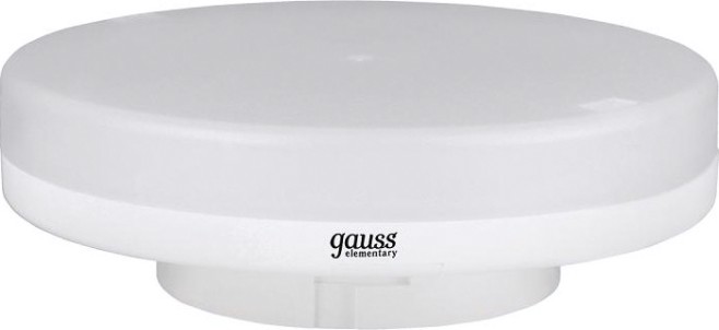 Лампа светодиодная GAUSS GX53 elementary 6w 440lm 3000k led [83816]