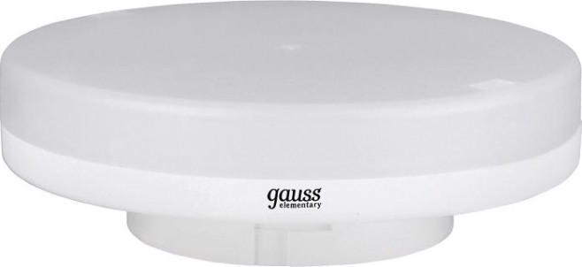Лампа светодиодная GAUSS GX53 elementary 9w 660lm 3000k led [83819]