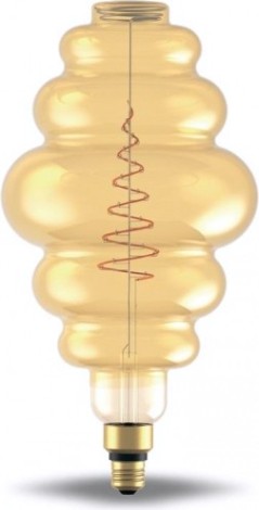 Лампа светодиодная GAUSS Honeycomb filament 8.5w 660lm 2000к е27 golden led [161802105]