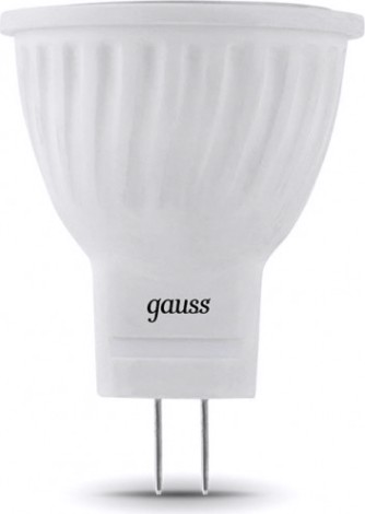 Лампа светодиодная GAUSS MR11 3w 300lm 6500k gu4 led [132517303]