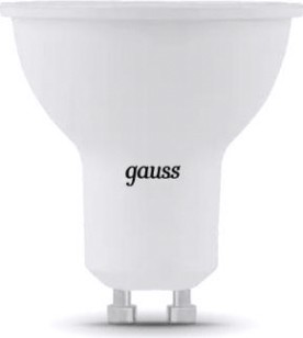 Лампа светодиодная GAUSS MR16 5w 500lm 3000k gu10 led [101506105]