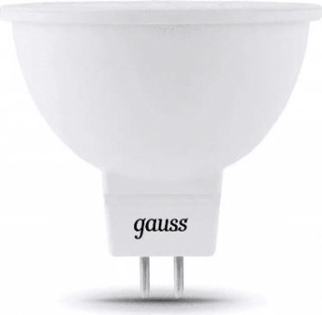Лампа светодиодная GAUSS MR16 5w 530lm 6500k gu5.3 led 1/10/100 [101505305]