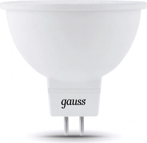 Лампа светодиодная GAUSS MR16 7w 600lm 3000k gu10 led [101506107]