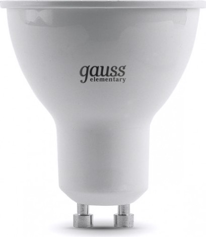 Лампа светодиодная GAUSS MR16 elementary 11w 850lm 3000k gu10 led [13611]